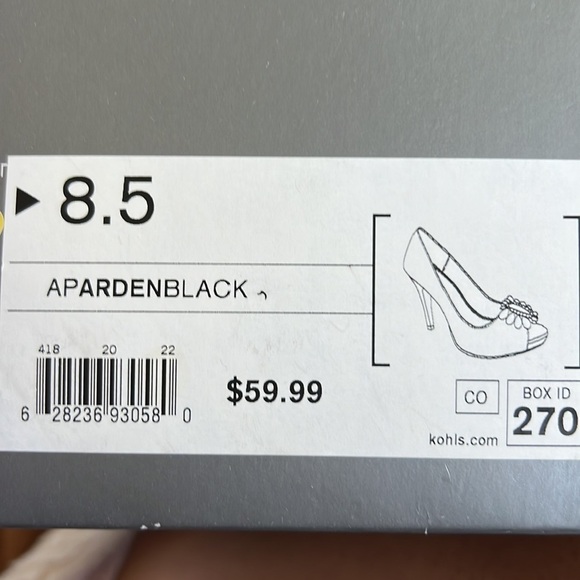 Apt 9 black heels - Picture 7 of 7